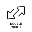 Double width